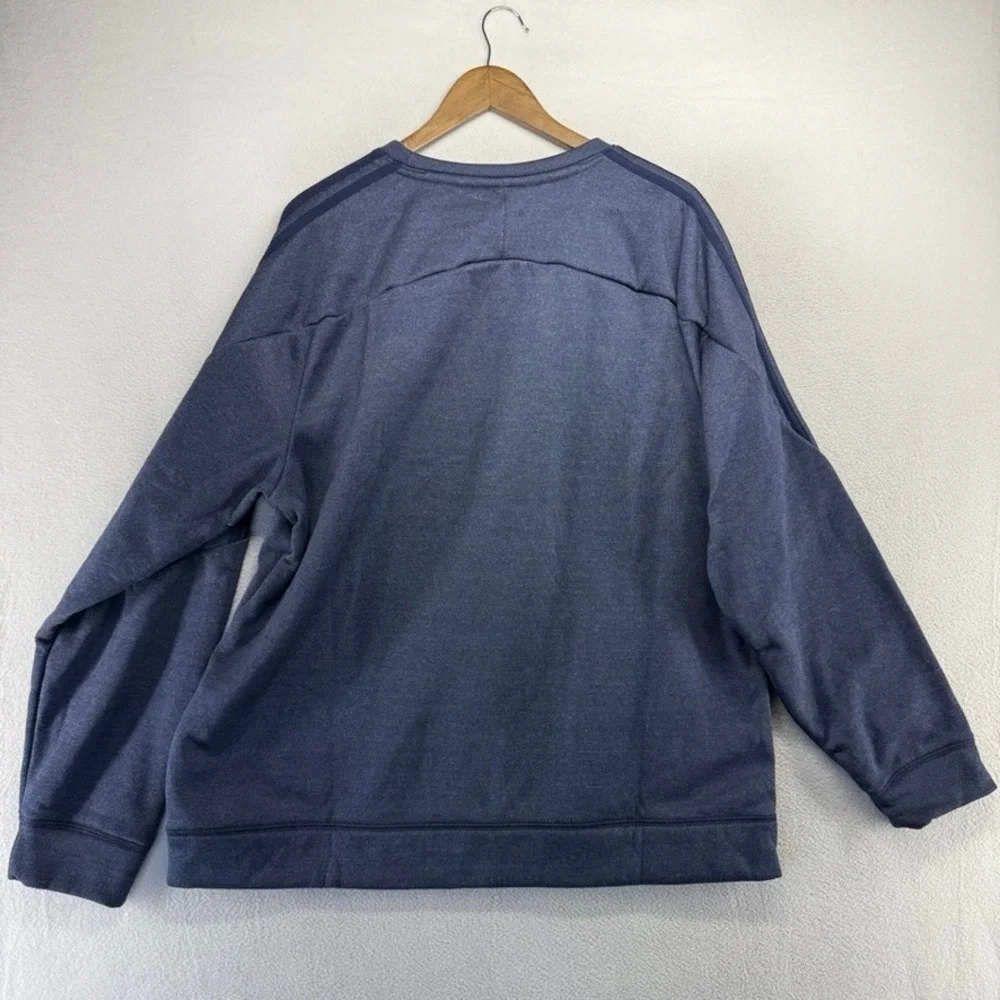 University Of Michigan Sweatshirt Men's XL Blue Embroidered Crewneck Logo NEW